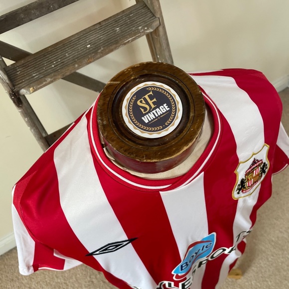 Sunderland Umbro 2009/2010 Home Football Shirt Mens Large Retro Original Jersey - Picture 2 of 8